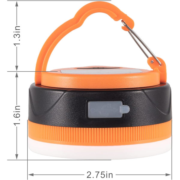 Ladattava LED-leirilyhty