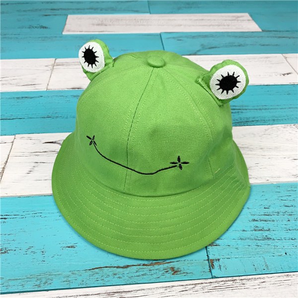 Våren sommar hatt kvinnlig fiskare hatt groda manlig version koreanska