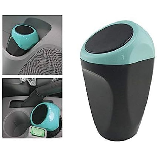 Mini Bil Søppelbøtte Plast Avfallsbøtte 16x8CM