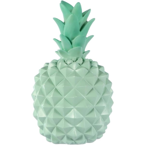 Resin Ananas Spargris Sparbössor Myntlådor Prydnader H