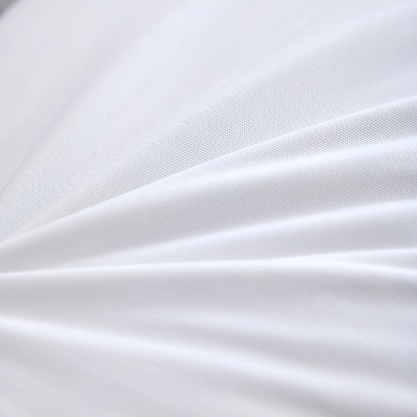 Par hvite putetrekk, strikkede putetrekk i polyester, Wate