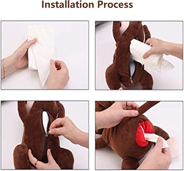 Monkey Tissue Box Kreativ Tissue Box Tissue Förvaringslåda Papper
