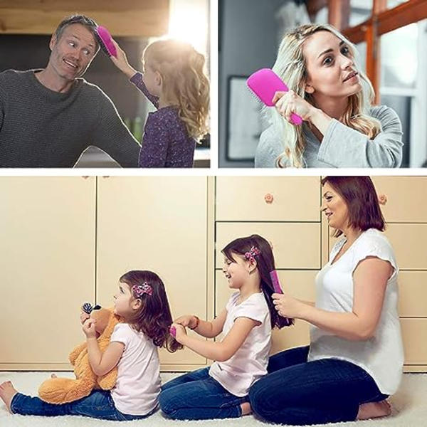 Hårborste set för kvinnor, hårkam för kvinnor och utredningsborste