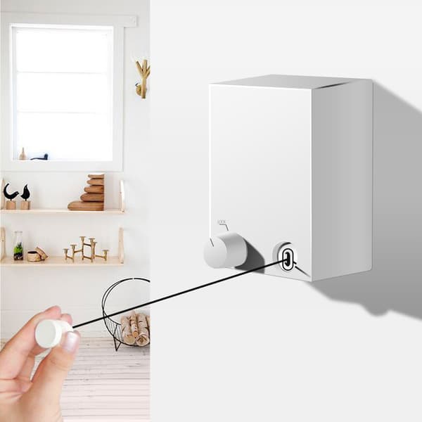 Retractable Clothesline, Stainless Steel Expandable Washing Line