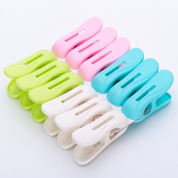 24x tetningsklemmer for poser - plasttetningsklemmer - poseklemmer t