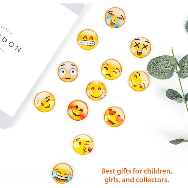 16 kpl Emoji-magneetti Jääkaapin magneetti Koristeellinen
