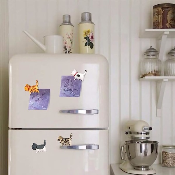 9st Cat Kylskåpsmagneter Kontorsmagnet för kylskåp, kök, kontor