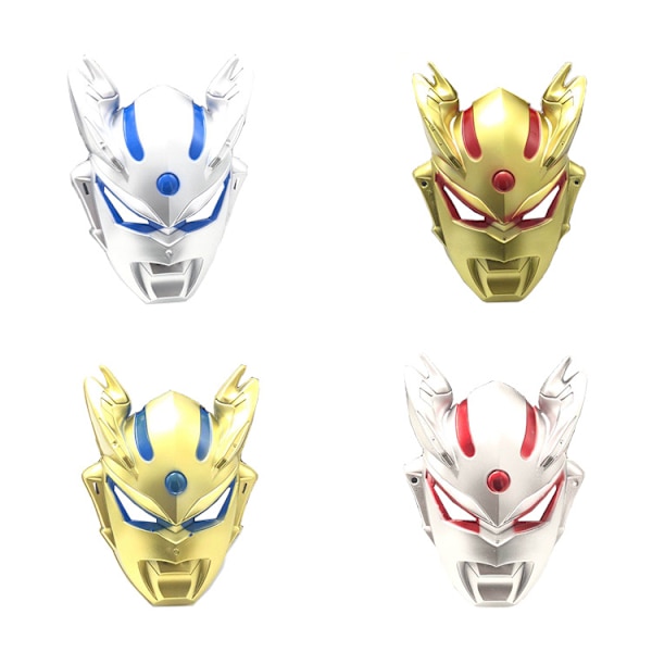 4 st Halloween Cartoon Glowing Masks - Ultraman Masks