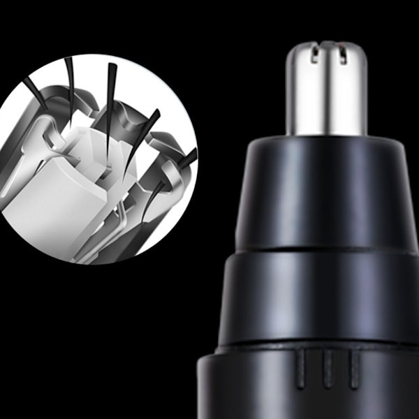 Næse- og ørehårstrimmer - USB-genopladelig elektrisk næse- og ørehårstrimmer