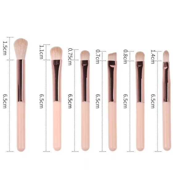 Bærbar Retractable Makeup Brush Beauty Tool Kit coconut milk white