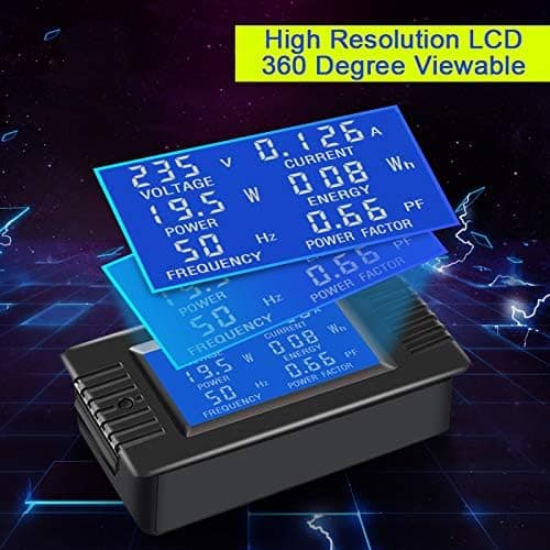 AC 80-260V 100A CRS-022B LCD-näyttö digitaalinen virta jännite teho