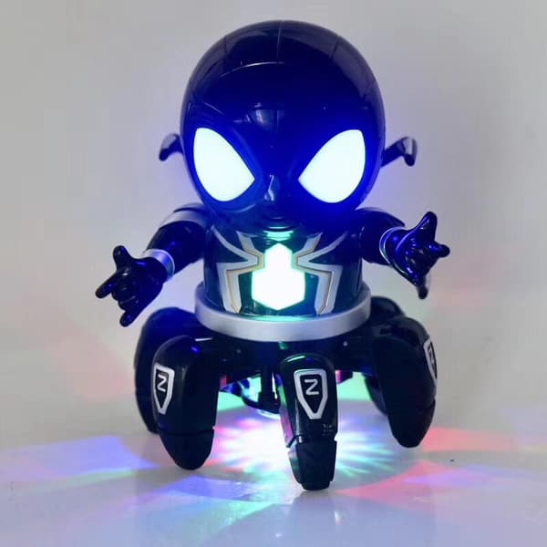 Spider robot - fargerikt lys, musikk, dynamisk dans - egnet for
