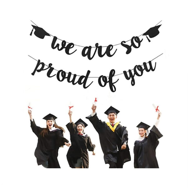 Gratulerer med uteksaminering Vi er så stolte av deg Graduation Par