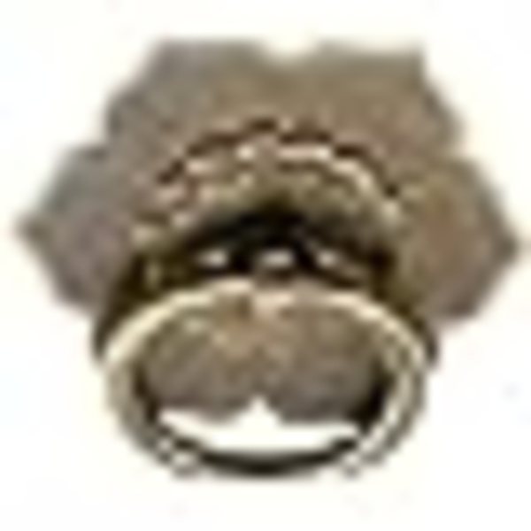 Drop Ring Knopper Antik Bronze Tone Ring Træk Blomsterform Dres