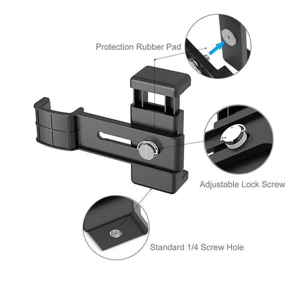 1/4 tuuman älypuhelimen pidikekiinnike DJI OSMO Pocketille