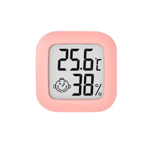 (3 stk) Mini innendørs termometer hygrometer, digital termo hy
