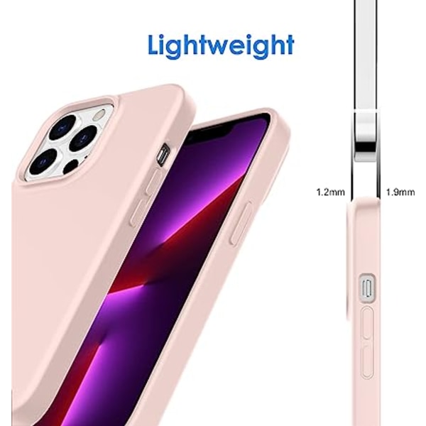 Til iPhone 13 Pro 6.1\" Etui, Blødt Fiberstof For
