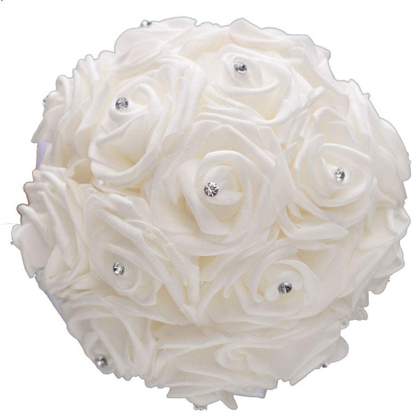 Brud Kunstig Blomst Bryllupsutstyr, Brud Brudepike Buke