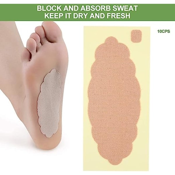 20 st underarm svett pads för män och kvinnor