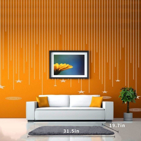 Supermjuk badrumsmatta, halkfri absorberande badrumsmatta sovrumsmatta Flu