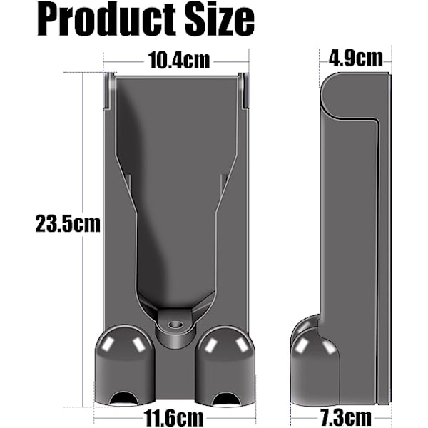 Kompatibel med Dyson V11 og V15, ABS plast veggmontert ladestasjon