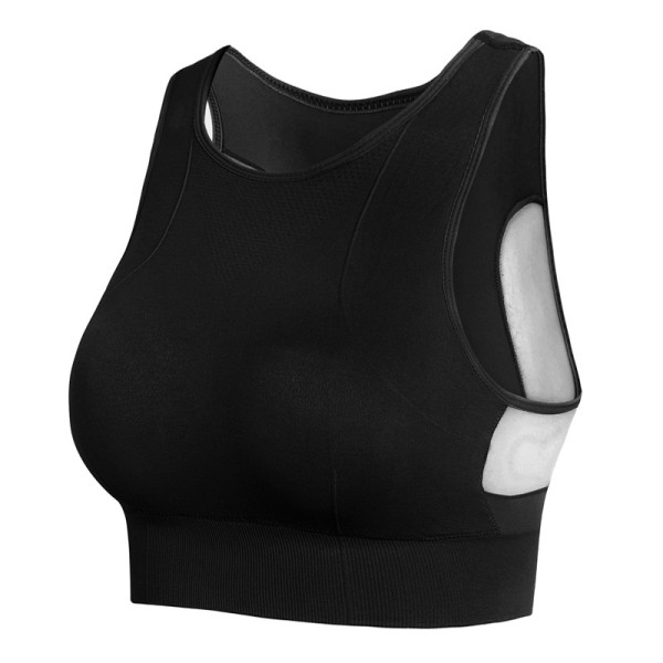 Kvinnor kan bära en one-piece sport-bh utomhus - Svart S