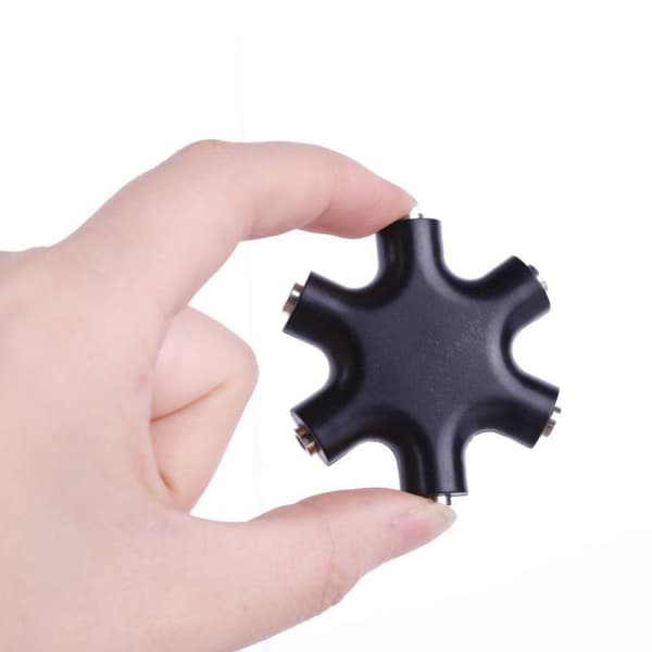 2 Jack Splittere | Fordeler til 3,5 mm jackstik med 6 stik