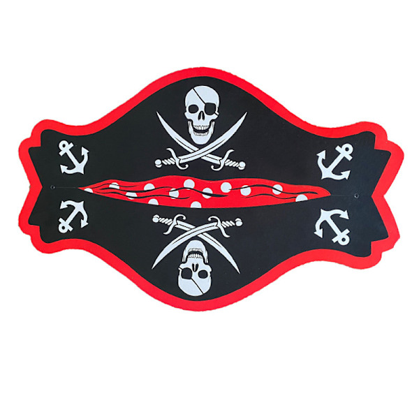 Halloween Papir Piratfest Hatte (24 Pakke)