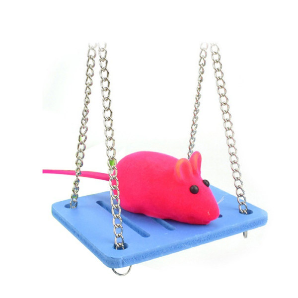 Hamsterleke, 2 stk Hamstertilbehør Regnbuebro Seesaw Seesaw