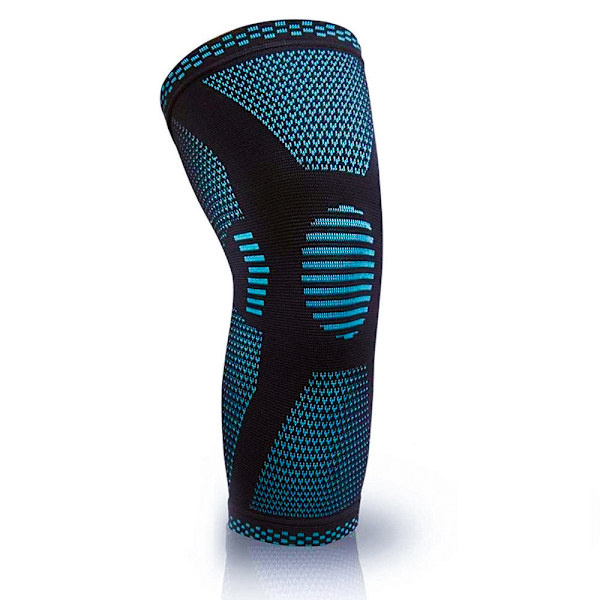 2 pakker med strikkede knebeskydd for menn og kvinner Blue XL