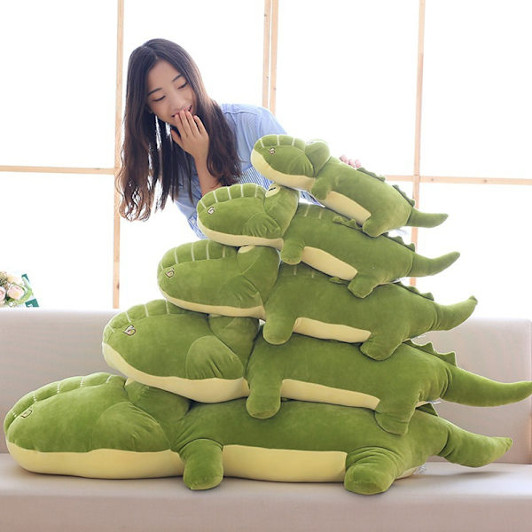 1PC 40CM Plysch Krokodil, Krokodil Gosedjur, Nyfödd Baby
