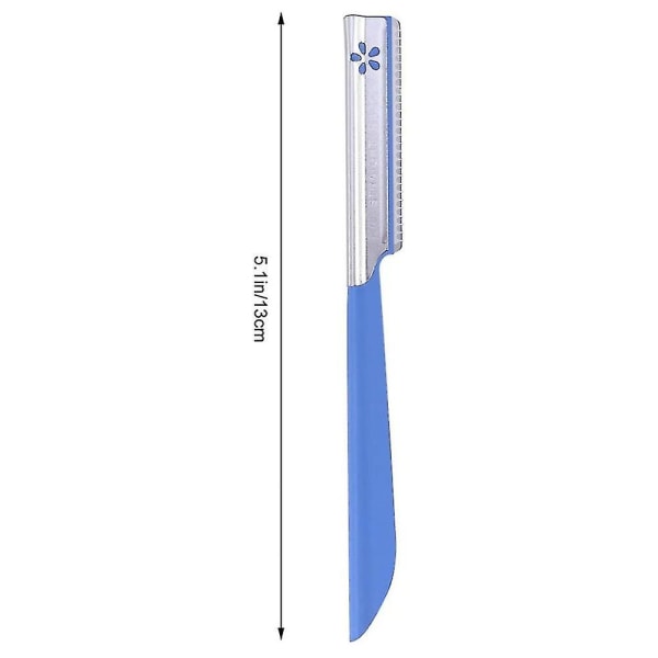 5-delad ögonbrynsformare, rakapparat, trimmer, epilatorset (blå)