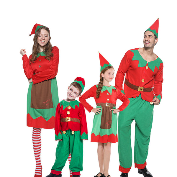Jultomteklädsel för flicka, M, julstämning i familjen
