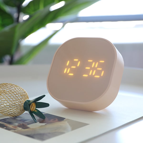 Magnetisk duschväggklocka temperaturdisplay med pekskärm