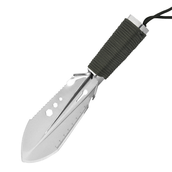 1 Camping Spade, 8 i 1 Multifunktionell Överlevnadsspade Mini Port
