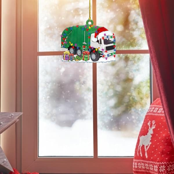 Juletræshæng Julepynt Køretøjsformet Træ