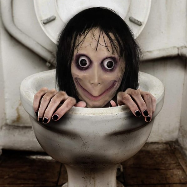 Halloween Guru -naamiot Pitkät hiukset Naispuolinen aave naamiot