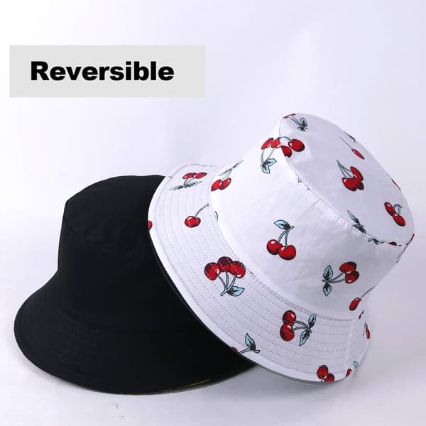 Kvinner Funky Frukt Print Fishmen Foldable Utendørs Cap