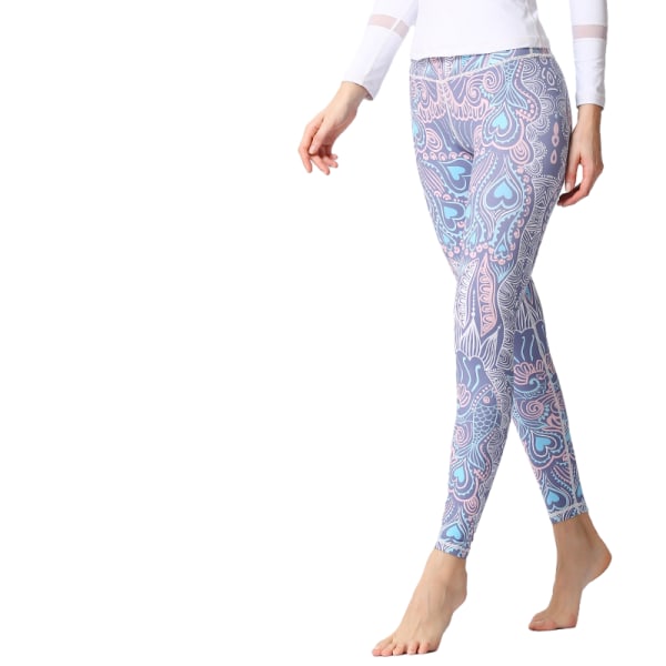 Women's outdoor printing fitness exercise pants yoga pants-YH49