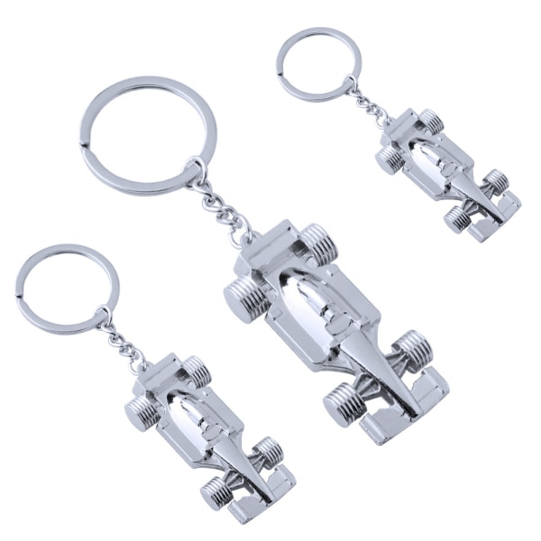 2 bilnyckelringstillbehör i metall för din nyckel eller display, perfekt