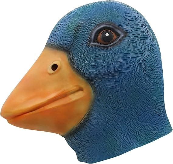 Deluxe Halloween-maske Andehode Color1