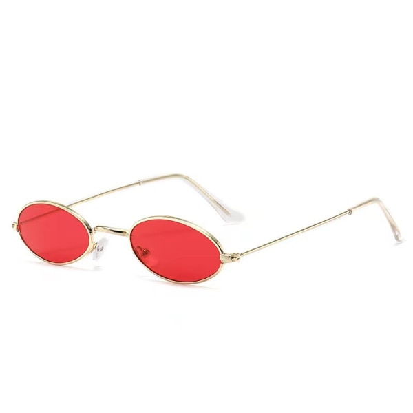 Pienet metallirunkoiset aurinkolasit Retro Oval Frame Aurinkolasit Navy Fa