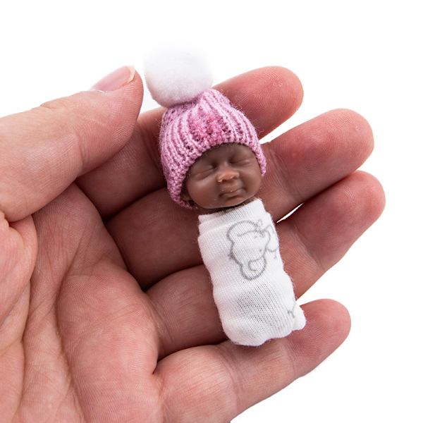 Nyfödd babydocka 2 st slumpmässig stil babyfigur