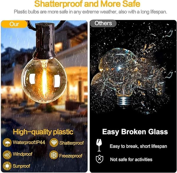 Utomhus ljusslinga, 15M LED ljusslinga