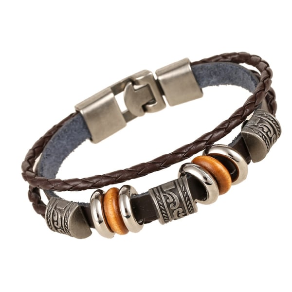 Herre Vintage Læderarmbånd