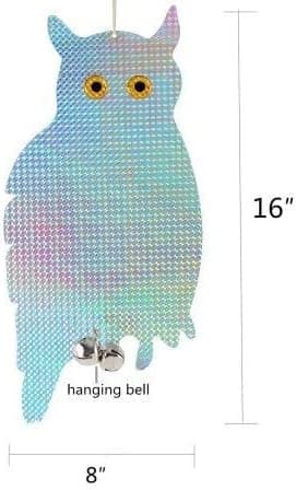 Fågelavvisande Duvavvisande Uggla Form Ljusreflekterande