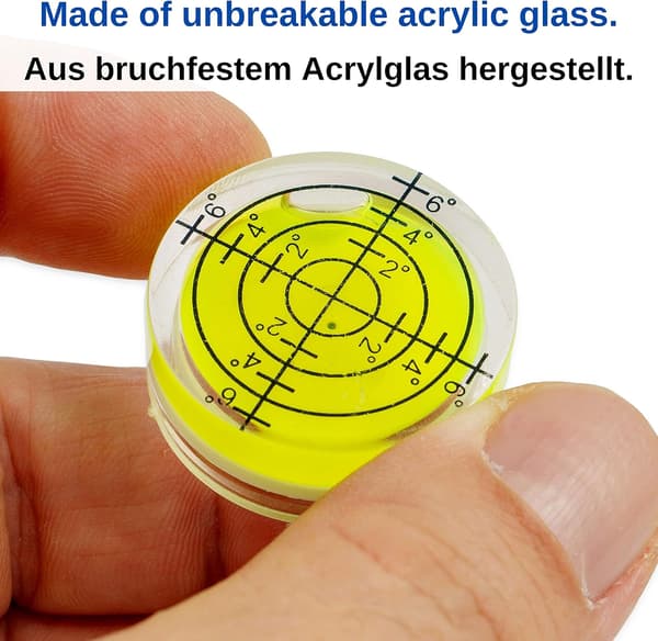 Vaterpas, 5-pak, Ø 32 mm diameter, præcisionsvaterpas
