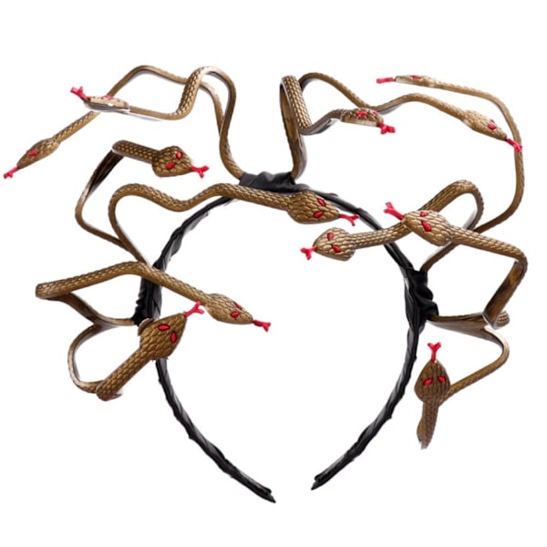 Medusa Slange Cosplay Kostyme Hodebånd Halloween Scene Props Hode