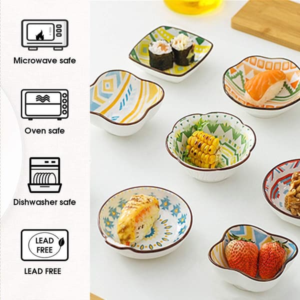 4 oz Dipping Bowls - Set med 6 små Dipping Bowls - Robust Ceram