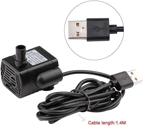 3,5-9V USB Mini nedsänkbar vattenpump ersättningspump för aqua